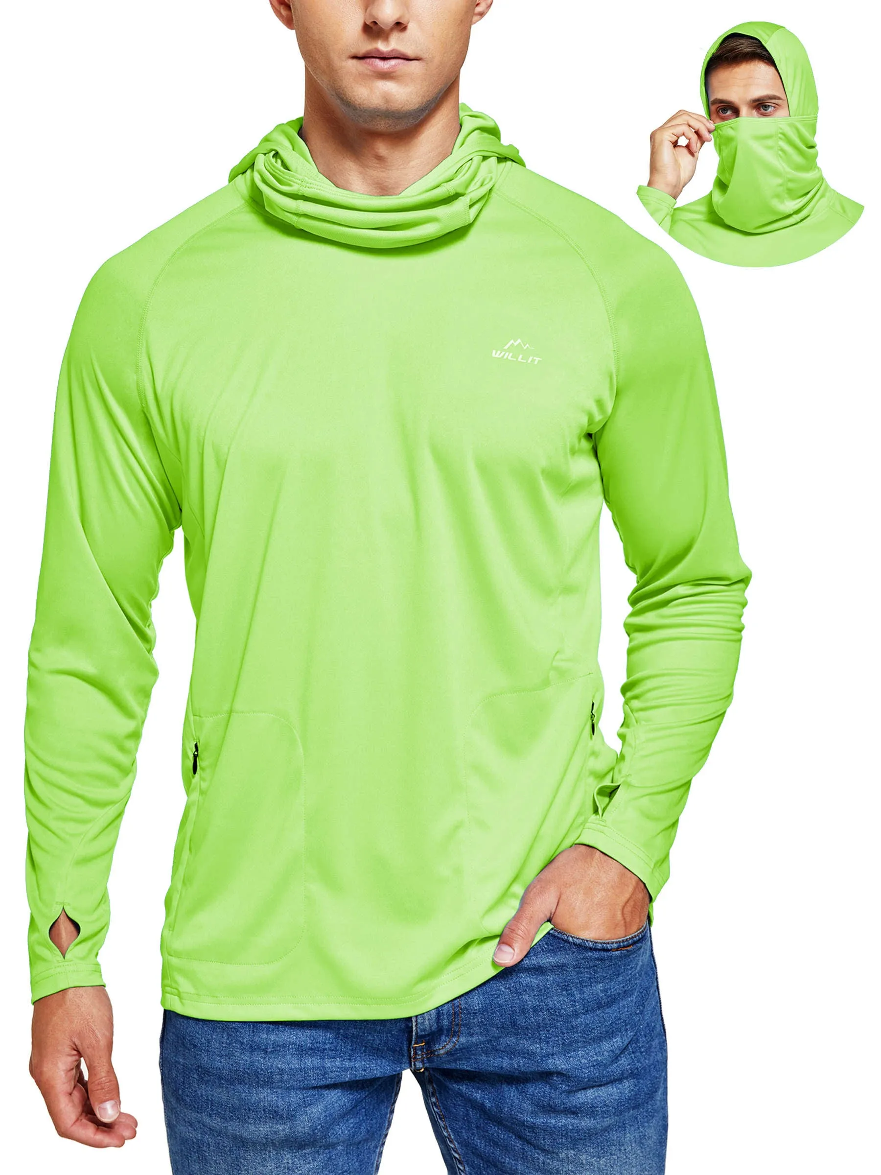 Men's Sun Protection Hoodie UPF 50 
