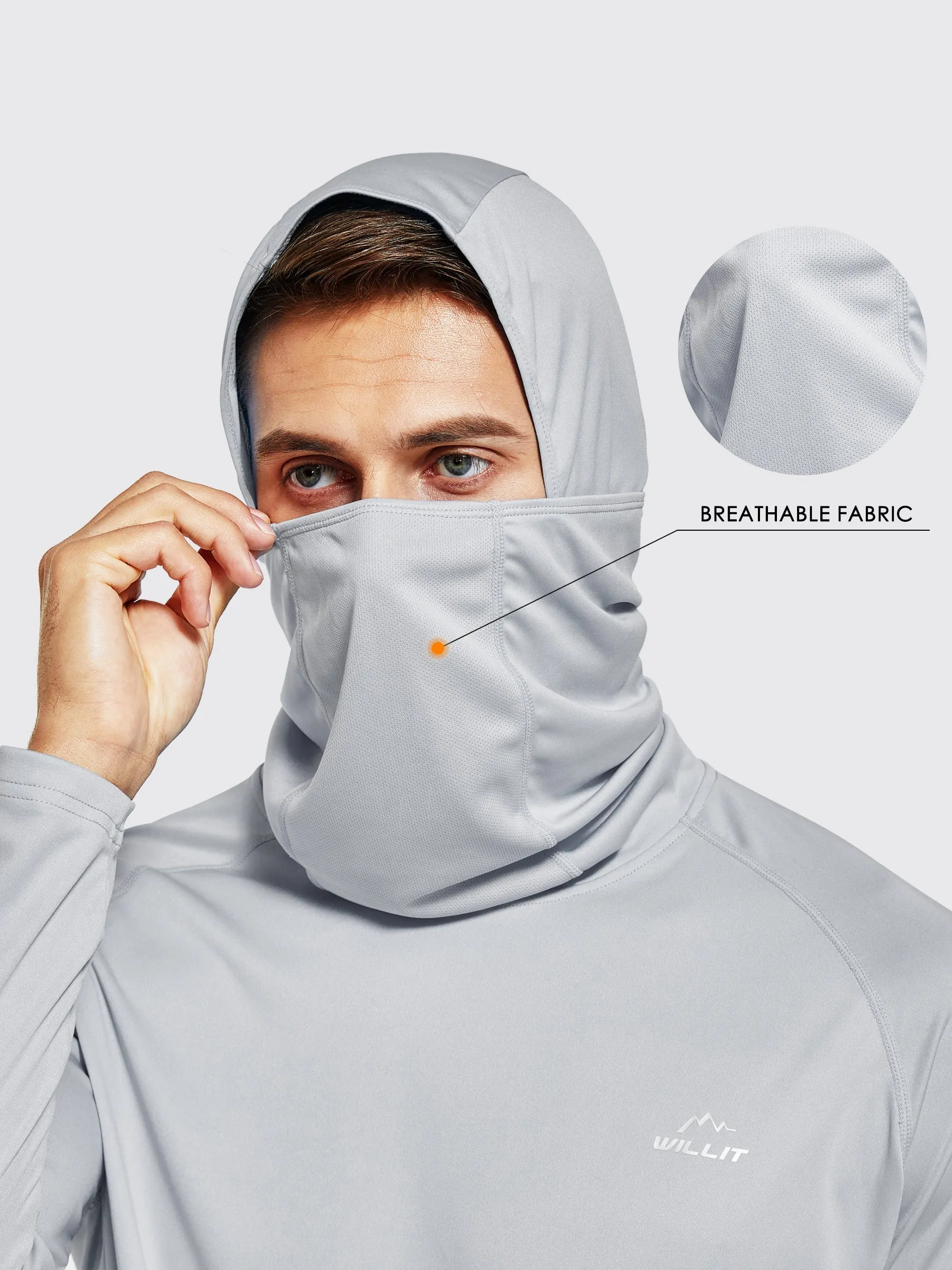Men's Sun Protection Hoodie UPF 50 