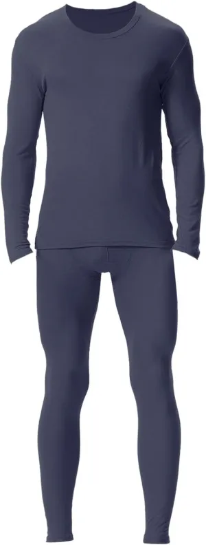 Men's Thermal Underwear Set Men's Thermal Underwear Set Lined Long Thermal Underwear Winter Warm Base Layer Top