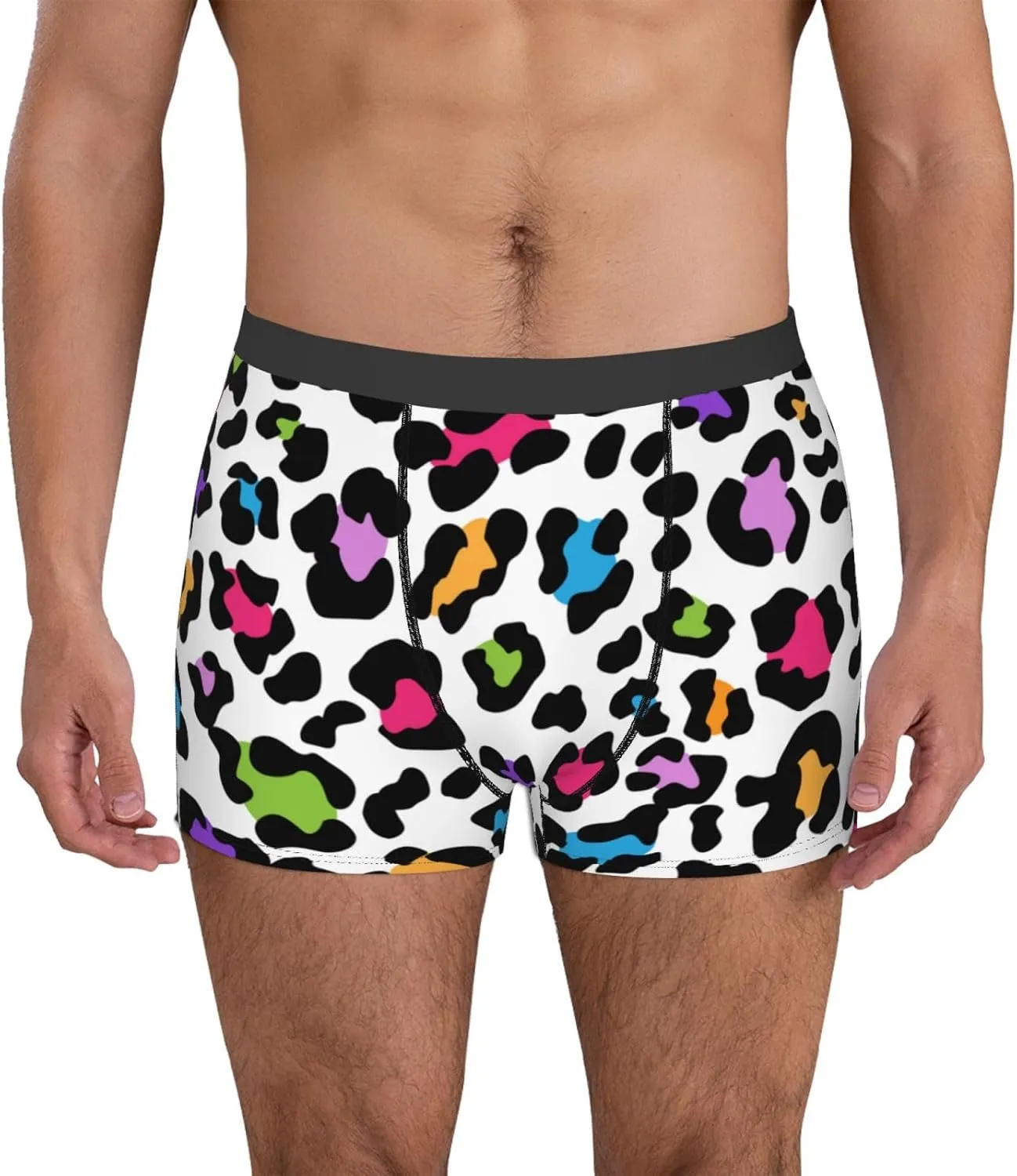 Men's Underwear Boxer Briefs Soft Breathable Trunks Underwear
