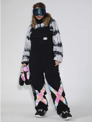 Men's Unisex Gsou Snow BioZone Glimmer Light Outdoor Snow Bibs