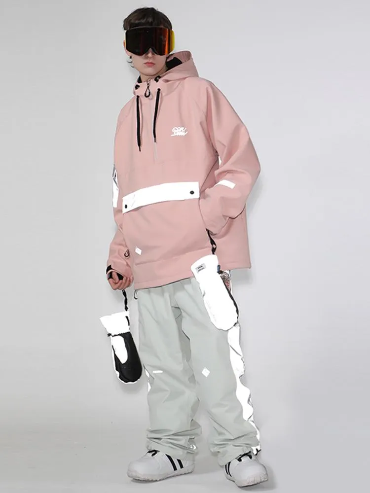 Men’s Unisex Superb Neon Glimmer Snowsuit Jacket & Pants Set