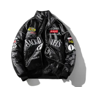 Mens Vintage Jackets Embroidery Autumn Winter