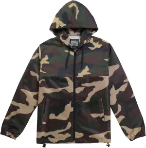 Men's Windbreaker - Lightweight, Water-Resistant, Adjustable Drawstring