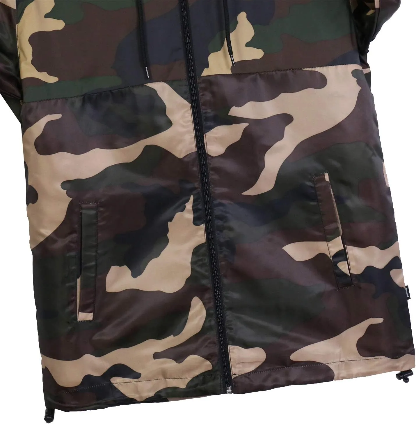 Men's Windbreaker - Lightweight, Water-Resistant, Adjustable Drawstring