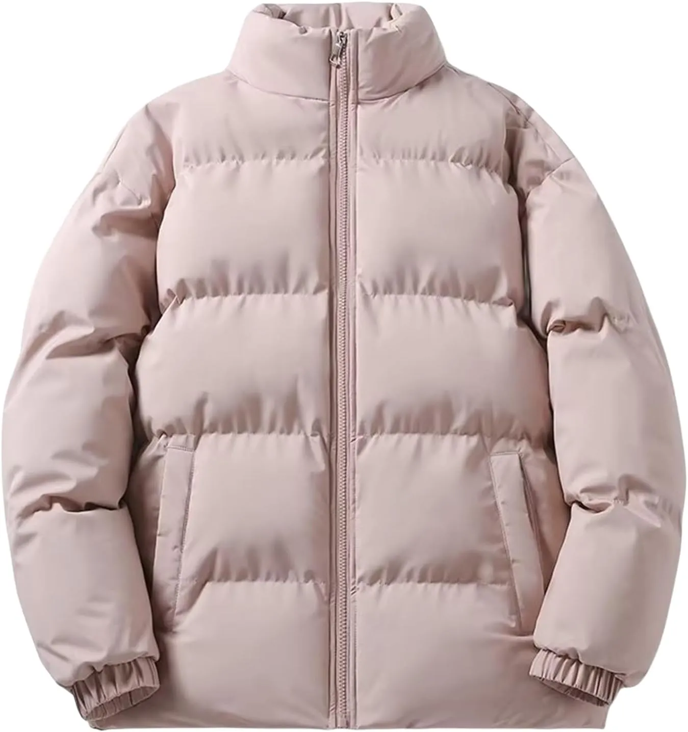 Men's Winter Lightweight Puffer Jacket Warm Down Coat Windproof Water-Resistant Puffer Jacket Hiking Puffer Jacket