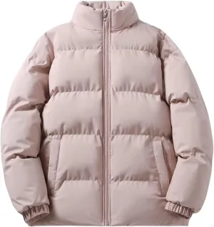 Men's Winter Lightweight Puffer Jacket Warm Down Coat Windproof Water-Resistant Puffer Jacket Hiking Puffer Jacket