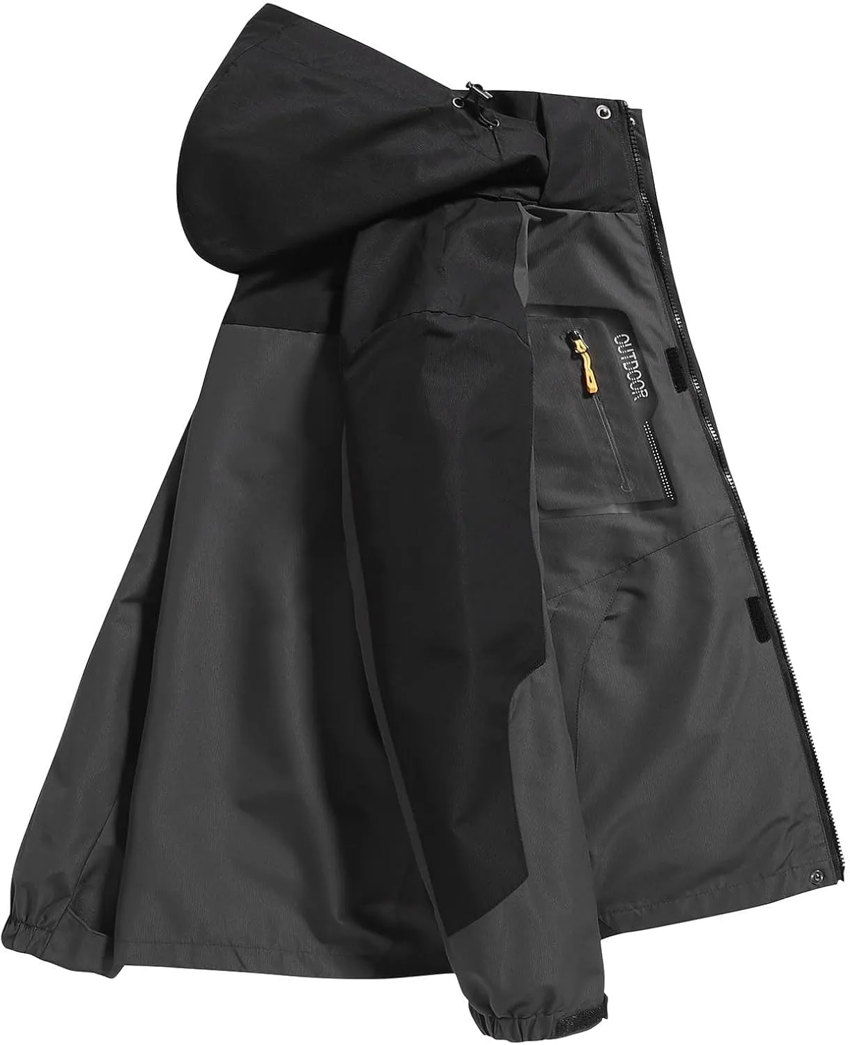 Men's Winter Skiing Jackets Waterproof Fleece Coats Mountain Windbreaker Snowboarding Jacket Hooded for Hiking Traval