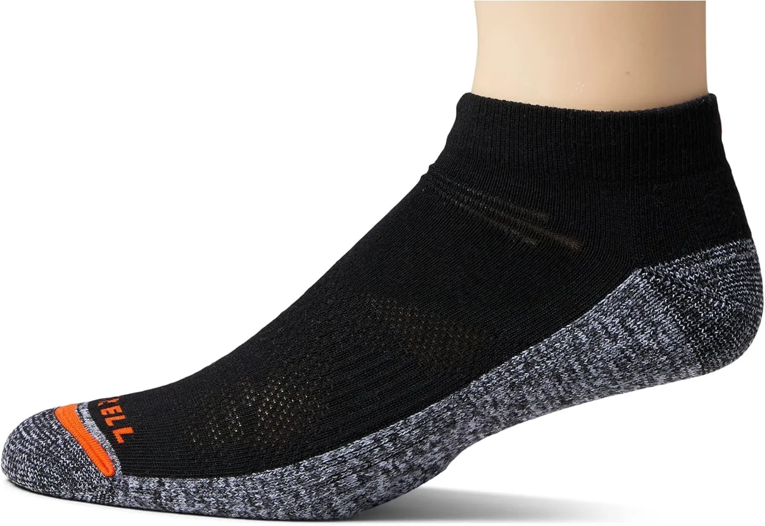 Merrell Adult's Men's and Women's Lightweight Work Socks-3 Pair Pack-Unisex Repreve with Durable Reinforcement