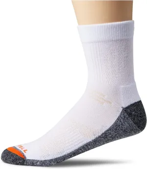 Merrell Adult's Men's and Women's Lightweight Work Socks-3 Pair Pack-Unisex Repreve with Durable Reinforcement
