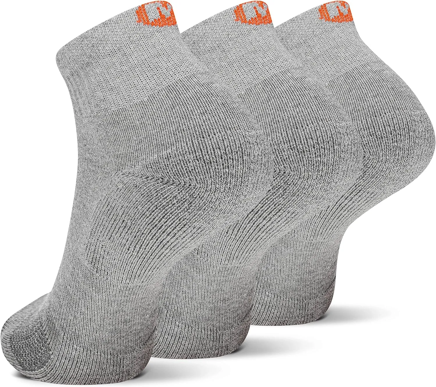 Merrell Men's and Women's Cushioned Cotton Socks-3 Pair Pack-Unisex Breathable Mesh Comfort Zones