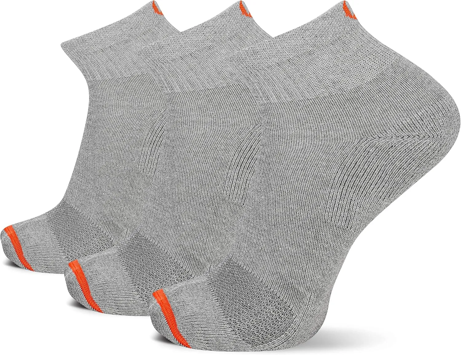 Merrell Men's and Women's Cushioned Cotton Socks-3 Pair Pack-Unisex Breathable Mesh Comfort Zones