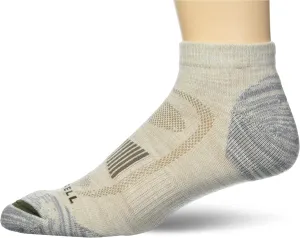 Merrell Men's and Women's Zoned Cushioned Wool Hiking Socks-1 Pair Pack-Breathable Unisex Arch Support