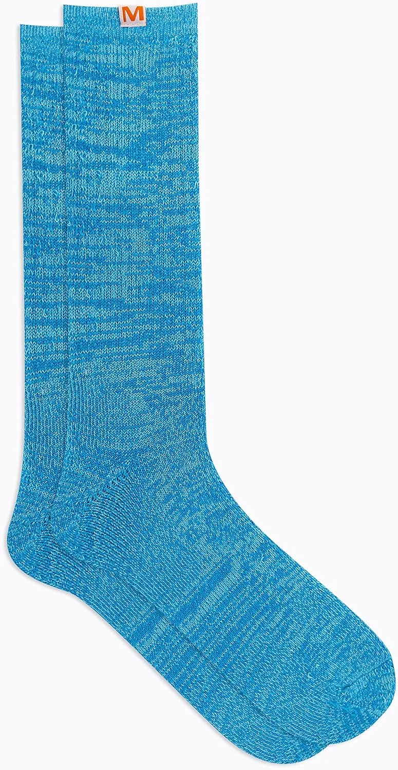 Merrell unisex-adult Cloud Comfort Crew Socks 1 Pair Pack Ultra Soft Cushioned Comfort Work and Sport Recovery