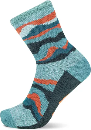 Merrell unisex-adult Double Layer Brushed Crew Socks Soft Inner Layer and Bottom Grippers