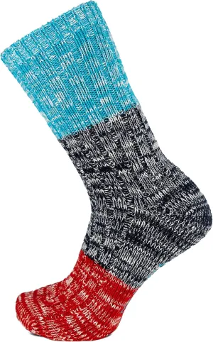 Merrell unisex-adult Heritage Camp Wool Blend Crew Socks 1 Pair Heat Transfer Logo and Moisture Wicking