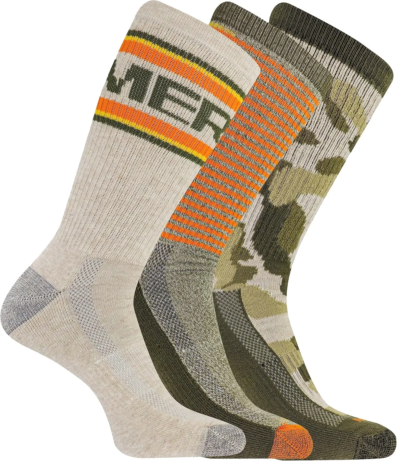 Merrell Women's 3 Pack Performance Hiker Socks (Low Cut Tab/Quarter/Crew)