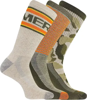 Merrell Women's 3 Pack Performance Hiker Socks (Low Cut Tab/Quarter/Crew)