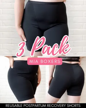 Mia Boxer Short - (NON-RETURNABLE) 3 pack