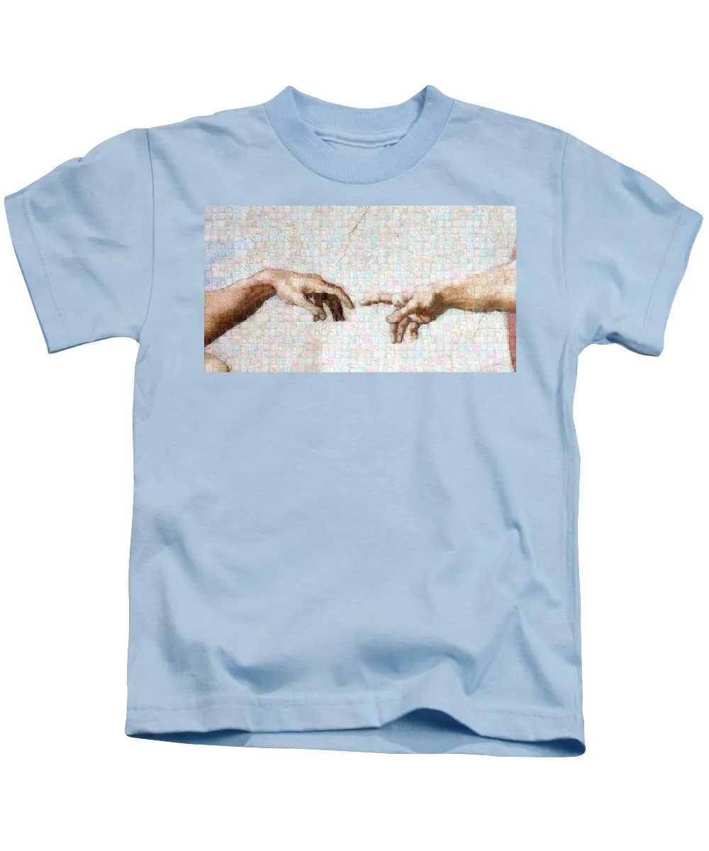 Michelangelo fingers - Kids T-Shirt