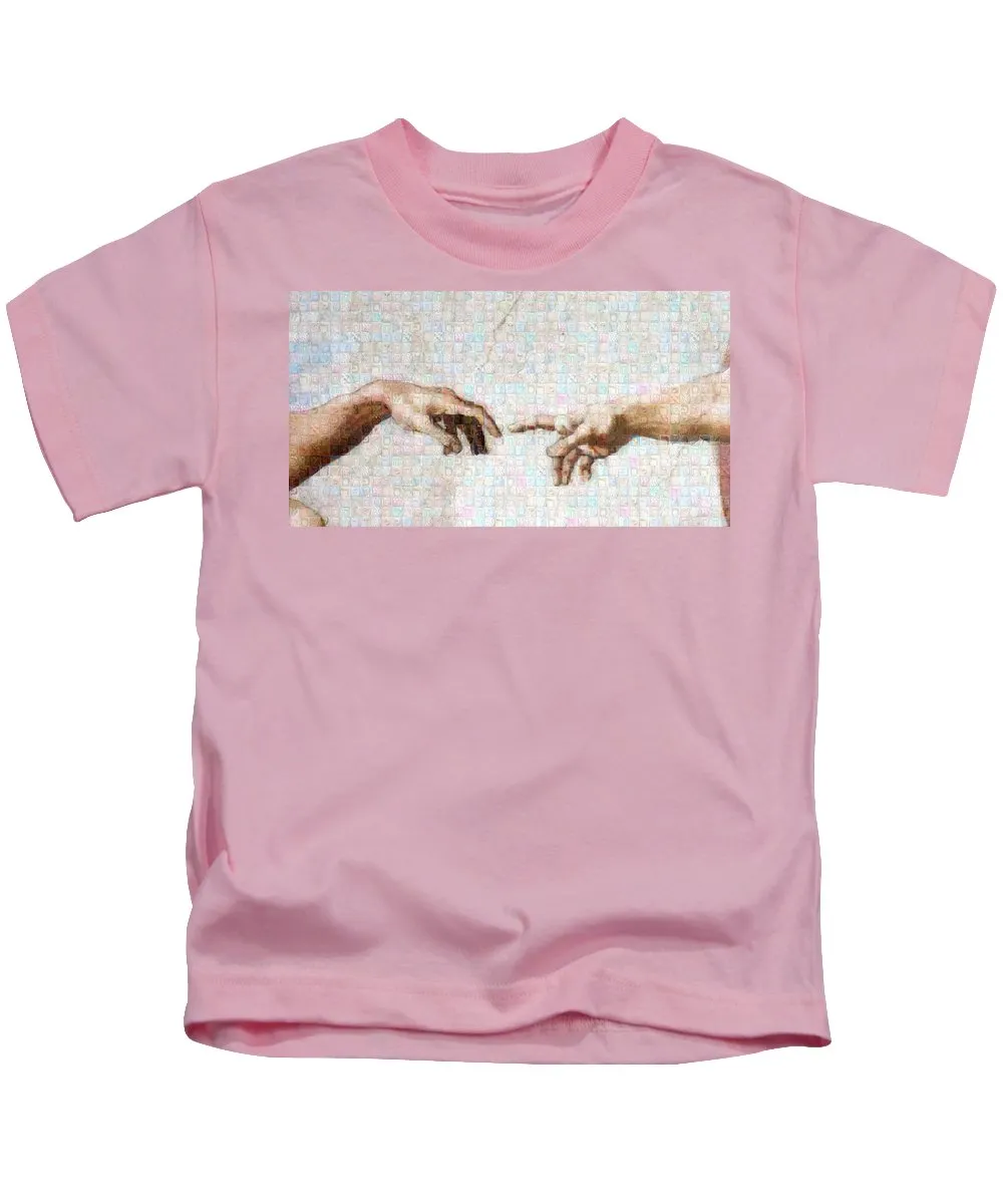 Michelangelo fingers - Kids T-Shirt