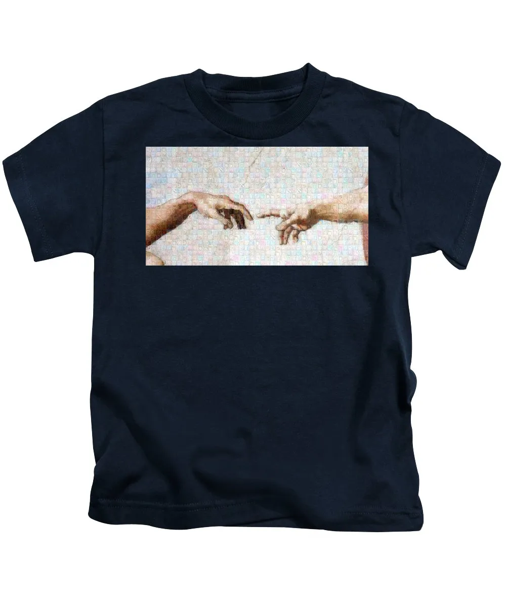 Michelangelo fingers - Kids T-Shirt