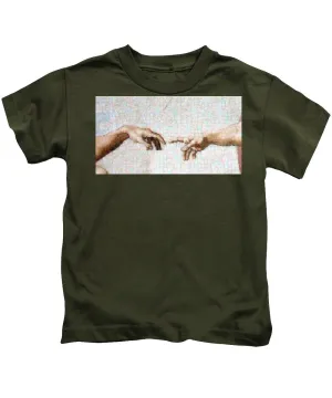 Michelangelo fingers - Kids T-Shirt