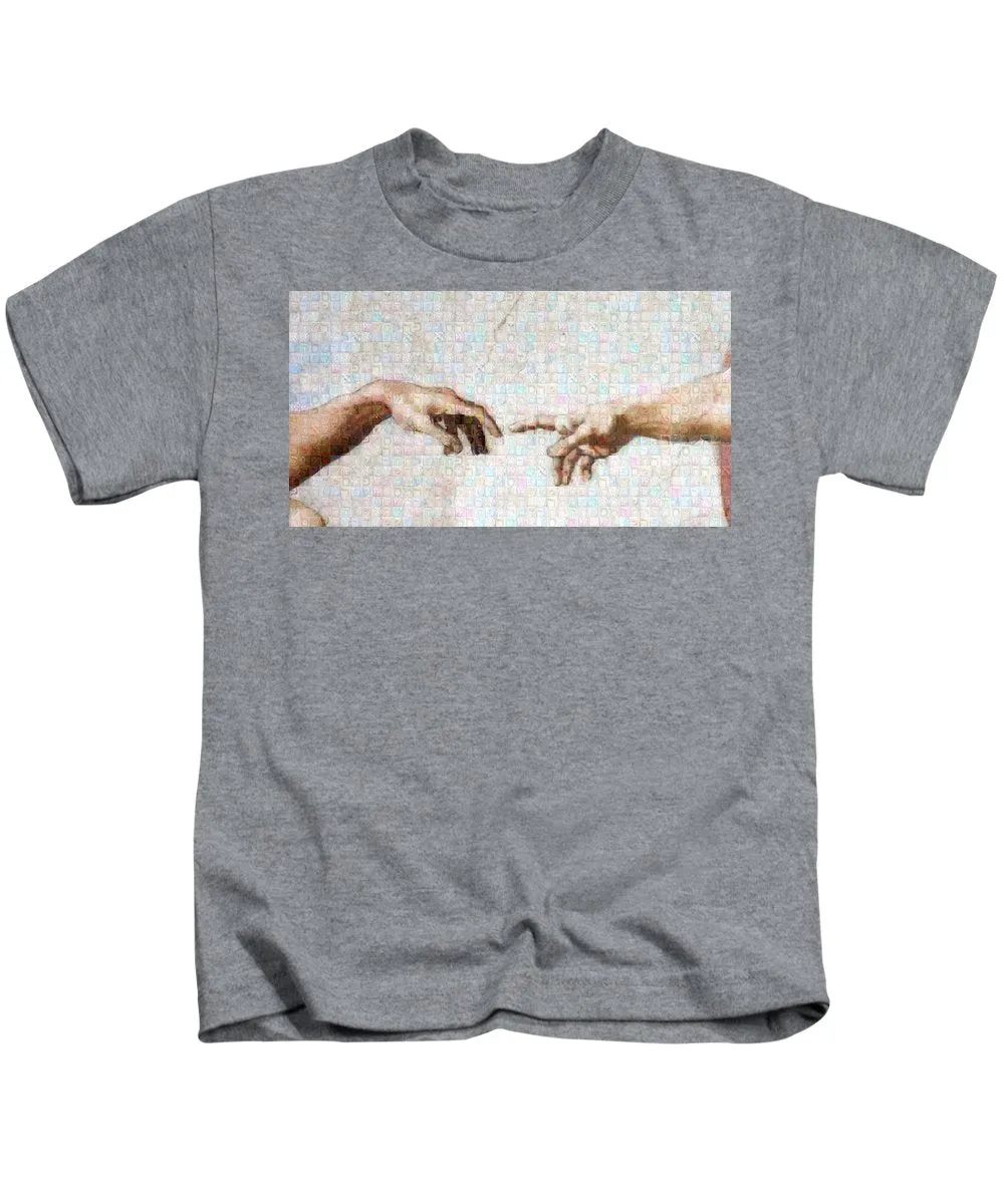 Michelangelo fingers - Kids T-Shirt
