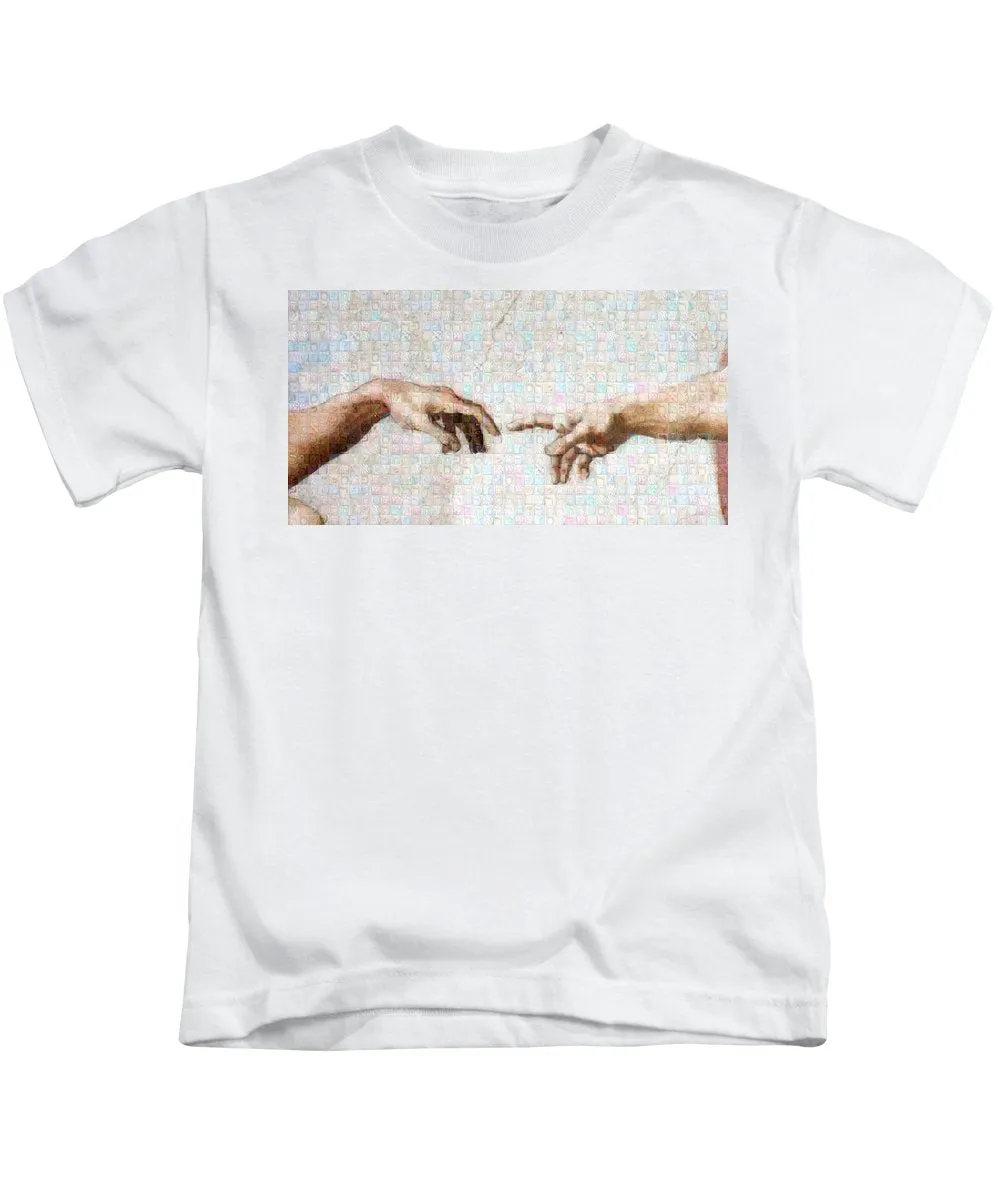 Michelangelo fingers - Kids T-Shirt