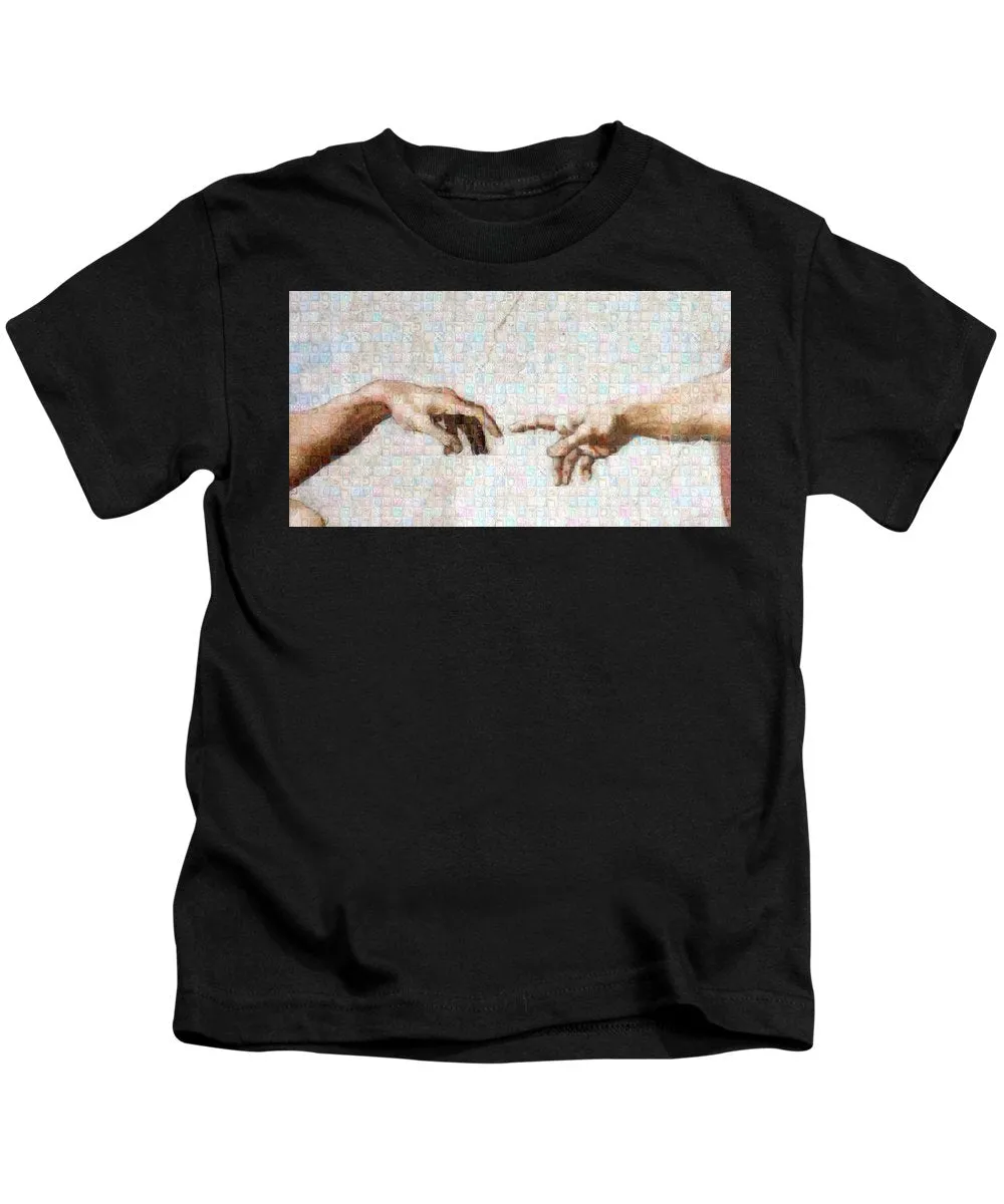 Michelangelo fingers - Kids T-Shirt