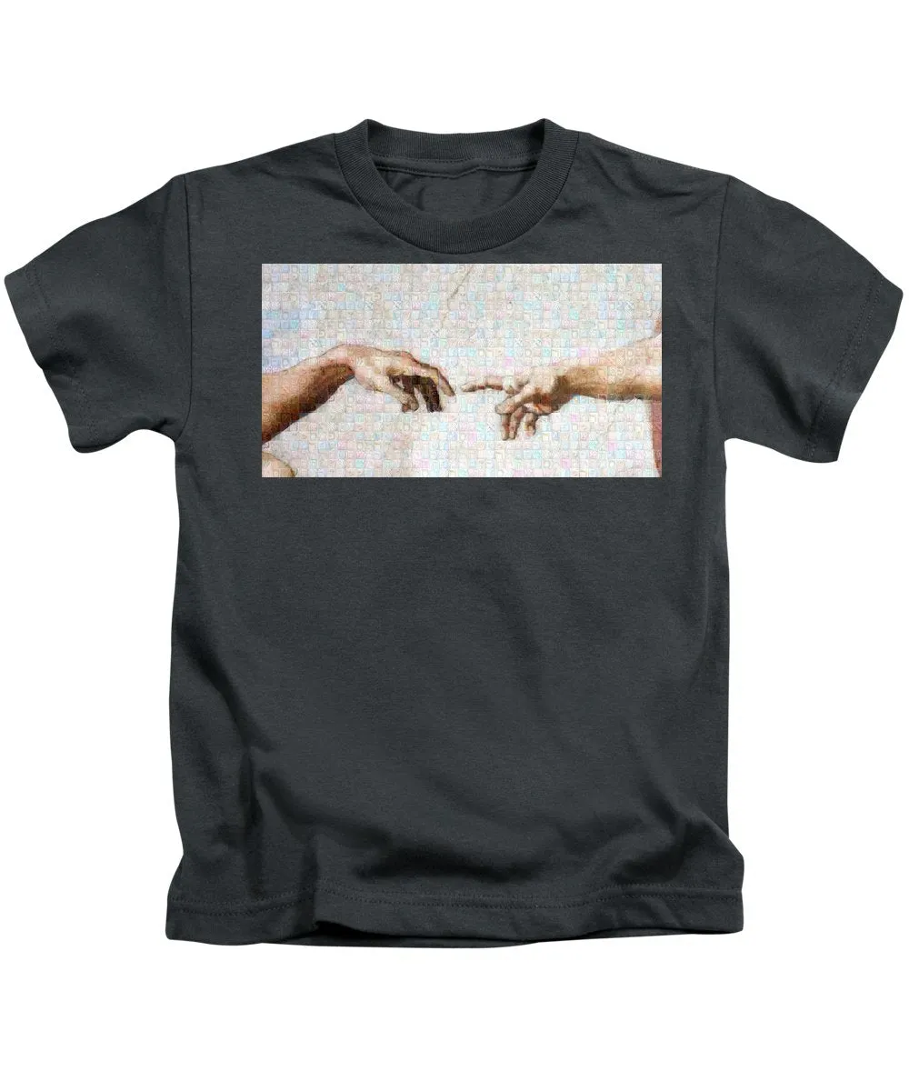 Michelangelo fingers - Kids T-Shirt