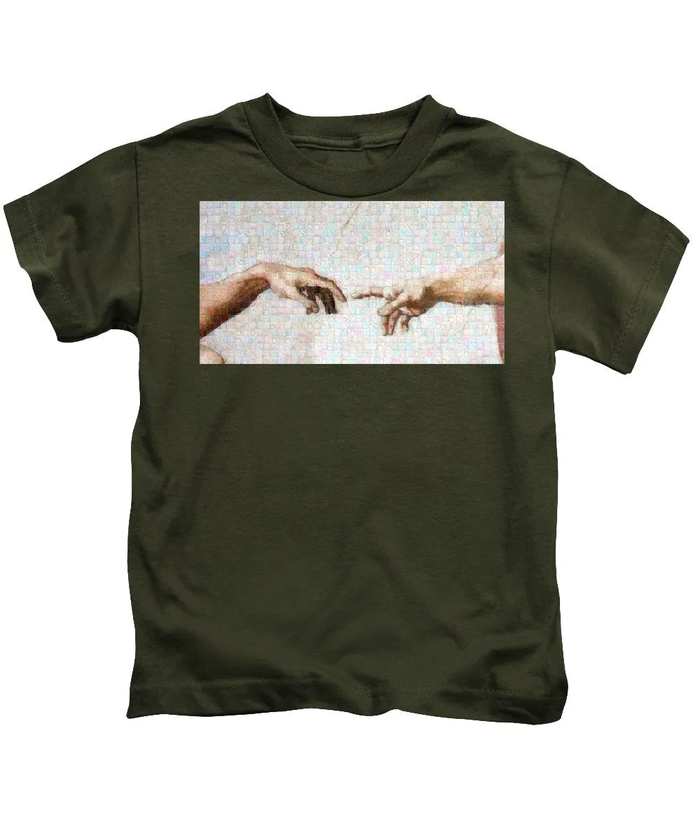 Michelangelo fingers - Kids T-Shirt