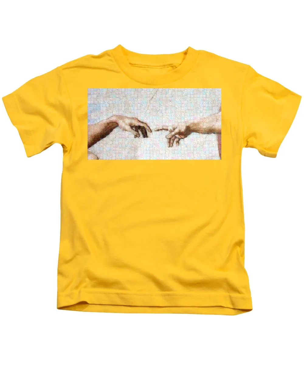Michelangelo fingers - Kids T-Shirt