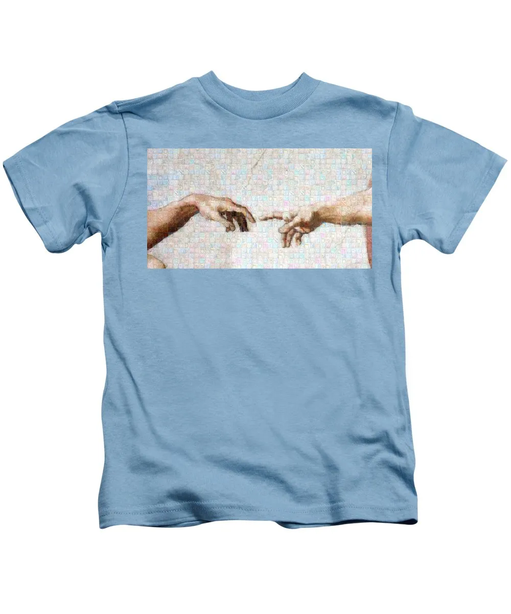 Michelangelo fingers - Kids T-Shirt