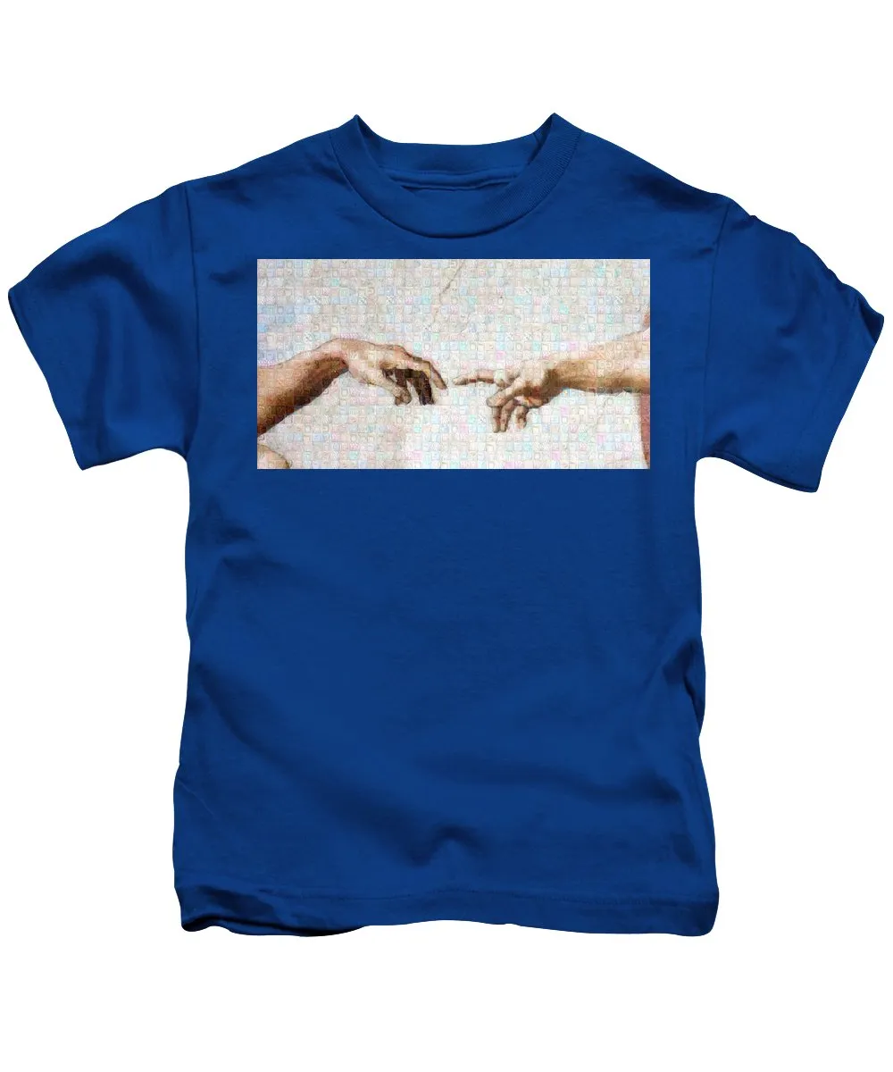 Michelangelo fingers - Kids T-Shirt