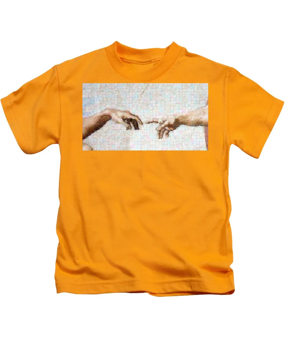 Michelangelo fingers - Kids T-Shirt