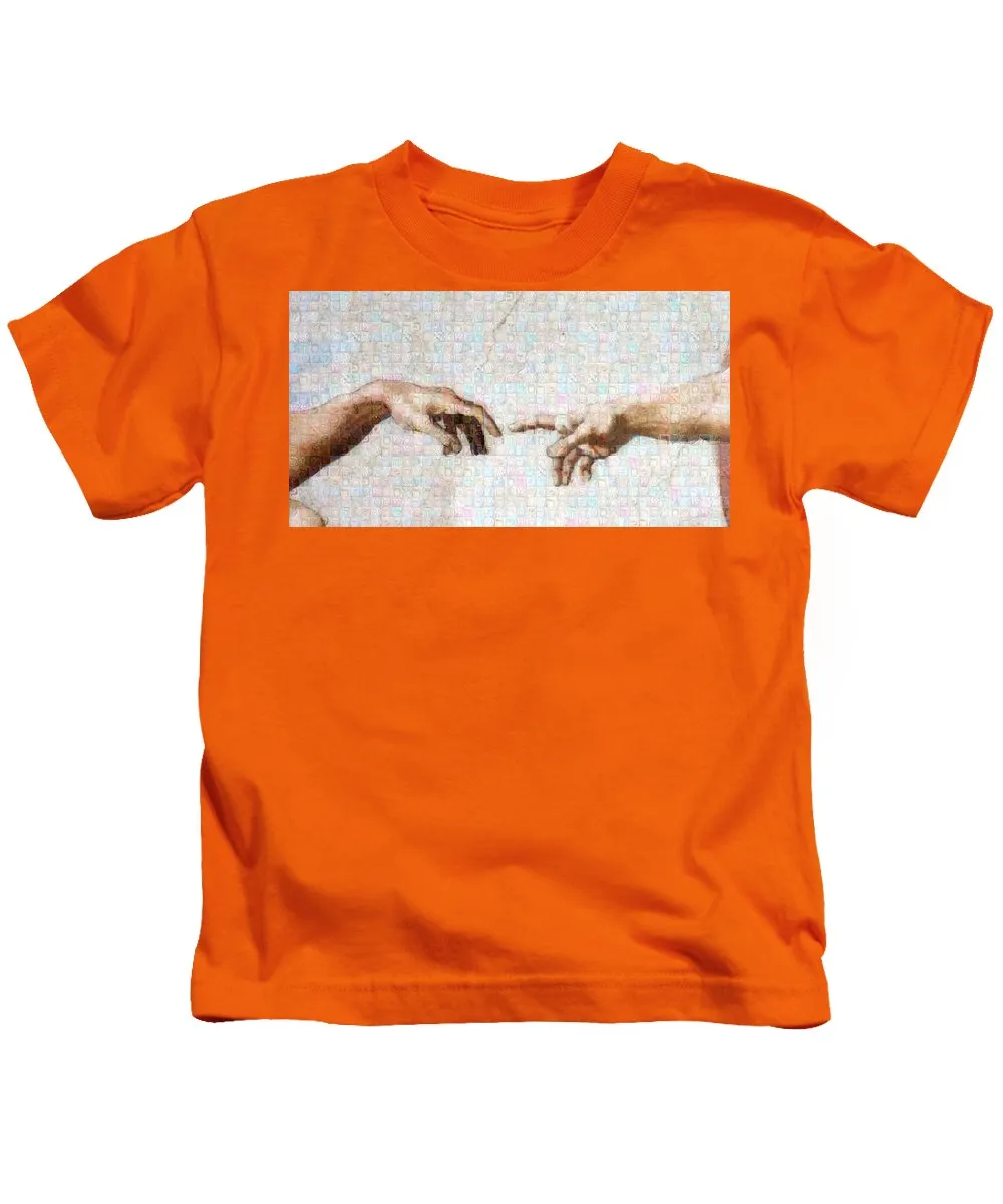 Michelangelo fingers - Kids T-Shirt