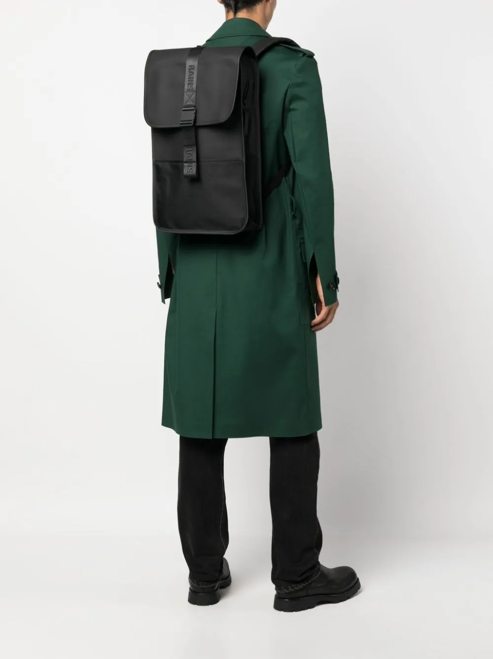 mini Trail logo-debossed backpack