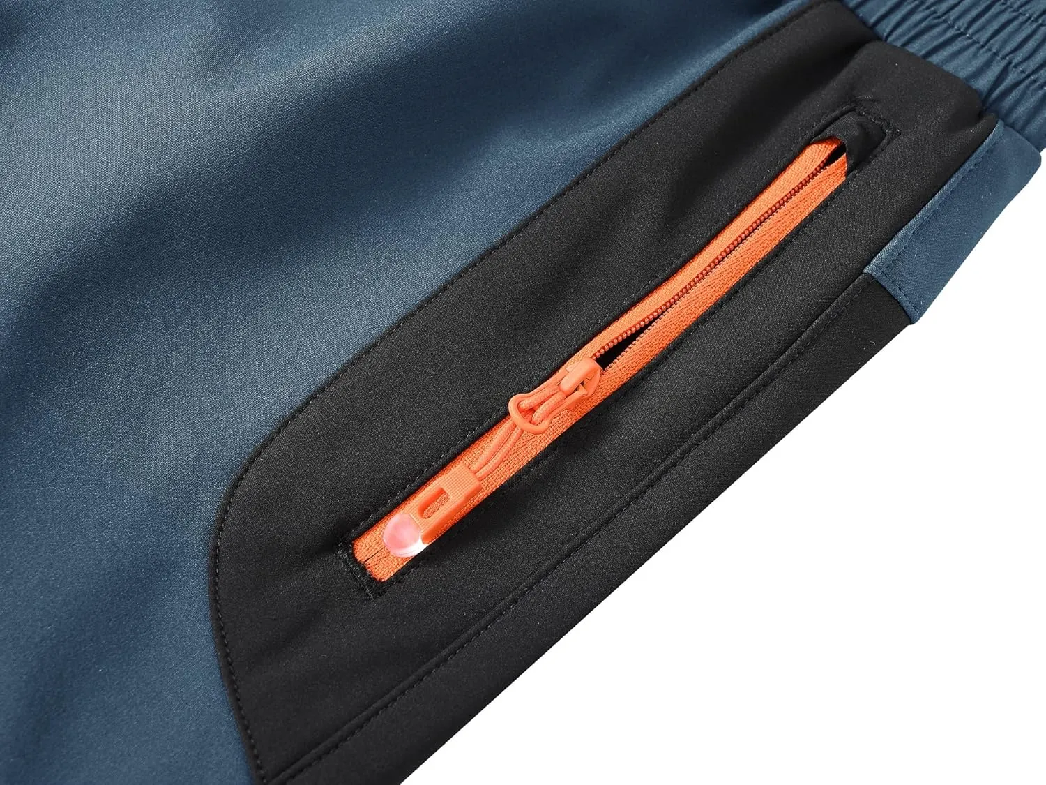 MoFiz Kids Fleece Lined Hiking Snow Ski Pants Boys Waterproof Winter Warm Outdoor Pants with Zippered Pocket