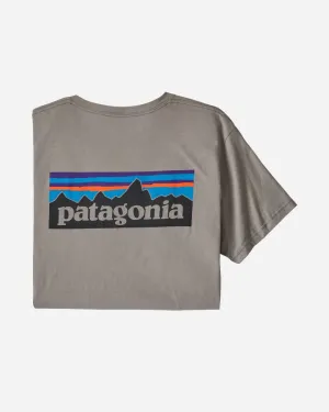 M's P-6 Logo Organic Tee - Feather Grey