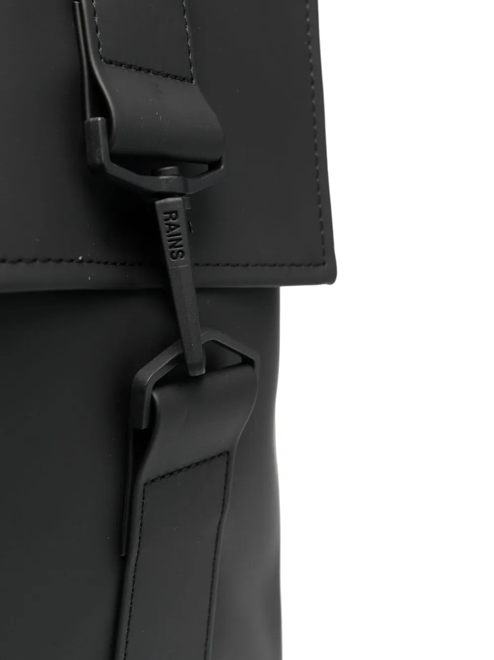 MSN logo-debossed waterproof backpack