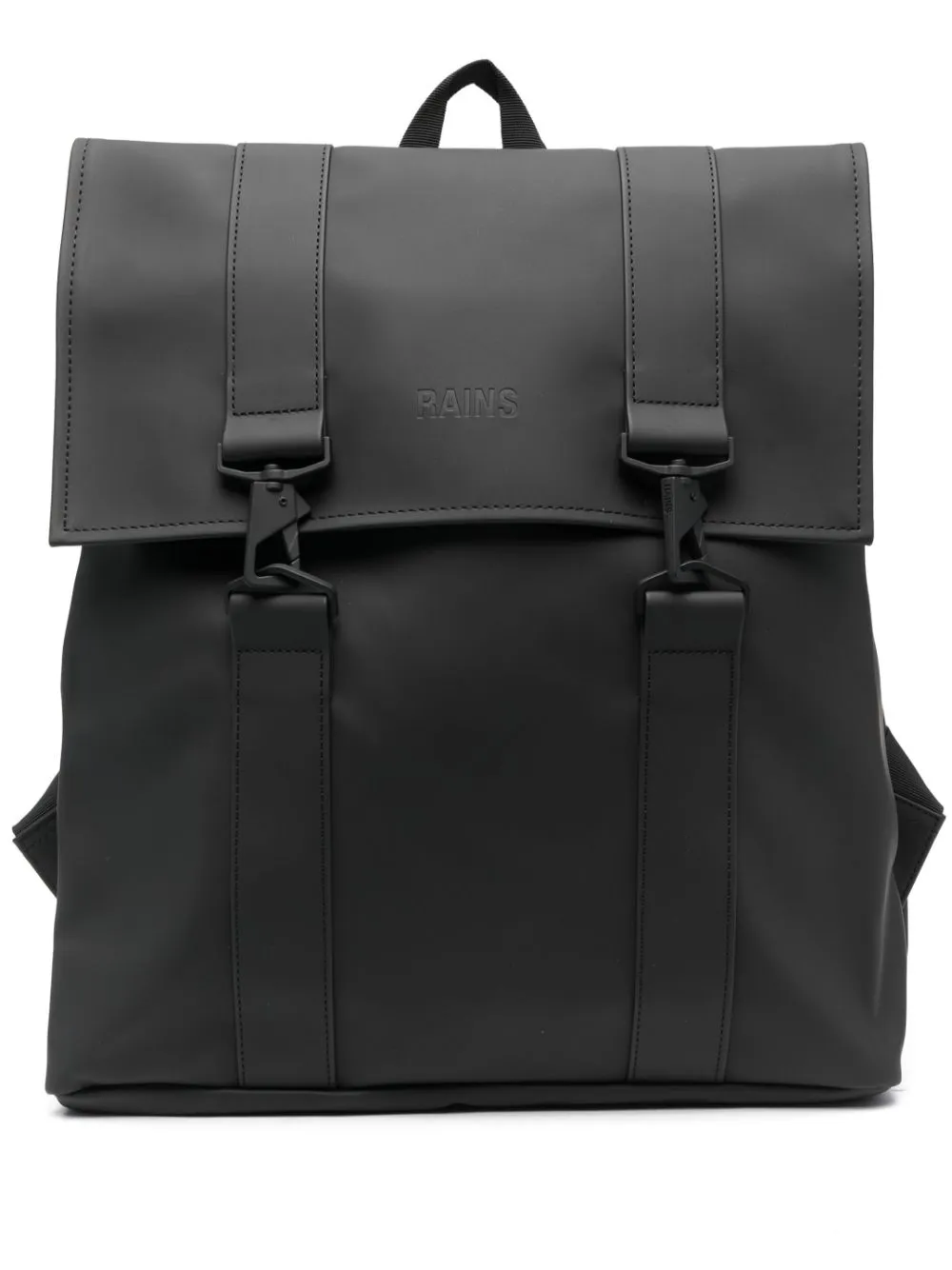 MSN logo-debossed waterproof backpack