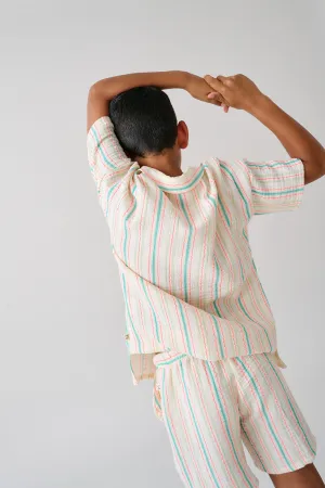 Muslin Stripe Shirt
