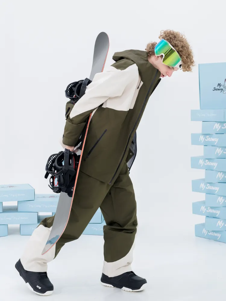 MYSNOWAY Mountain Green 3L Snow Pants - Men's