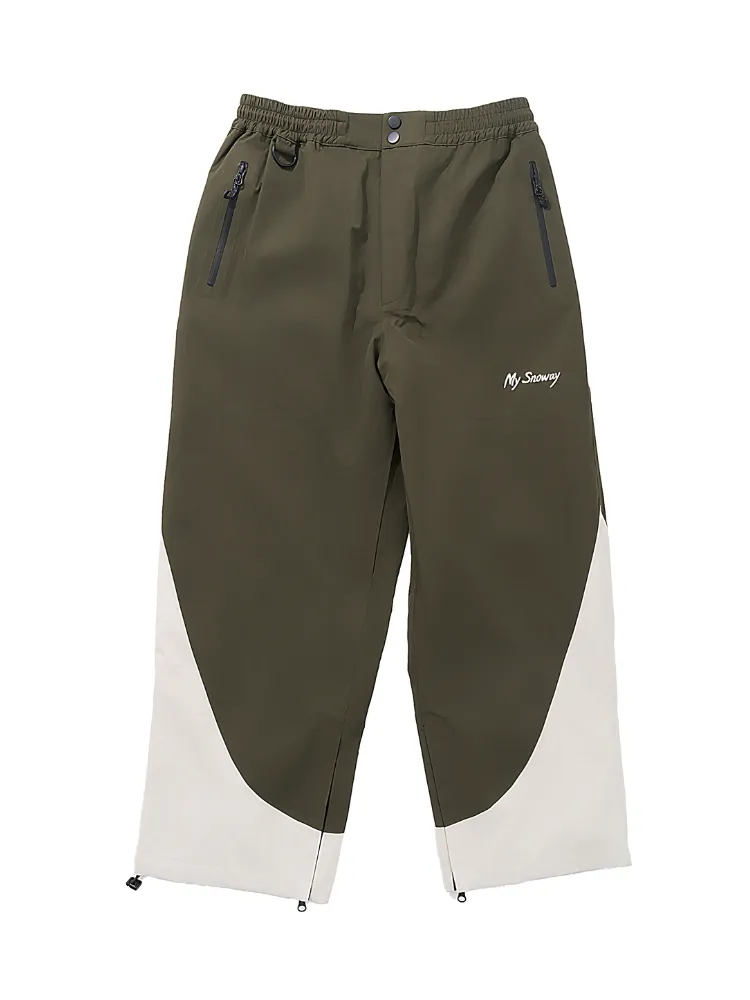 MYSNOWAY Mountain Green 3L Snow Pants - Men's