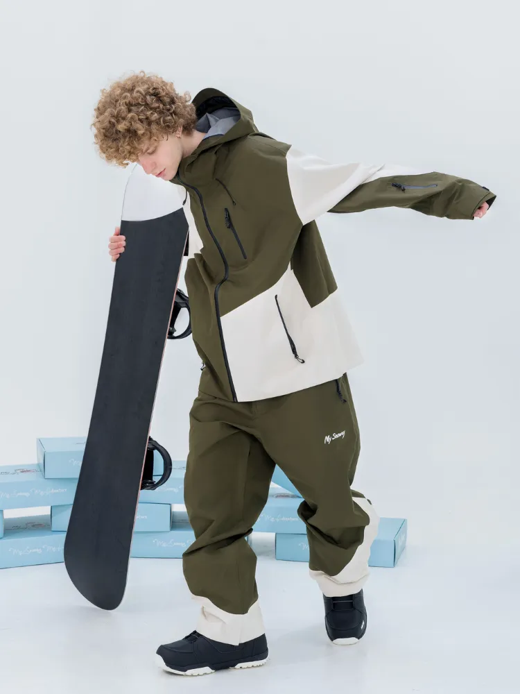 MYSNOWAY Mountain Green 3L Snow Pants - Men's
