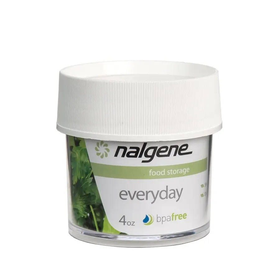 Nalgene 4oz Tritan Straight Sided Jar with White Lid