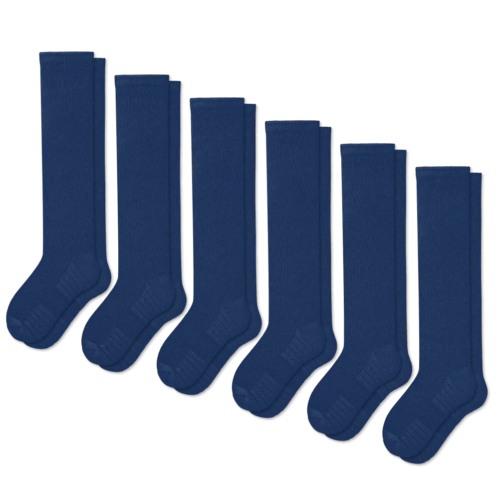 Navy Blue Compression Socks
