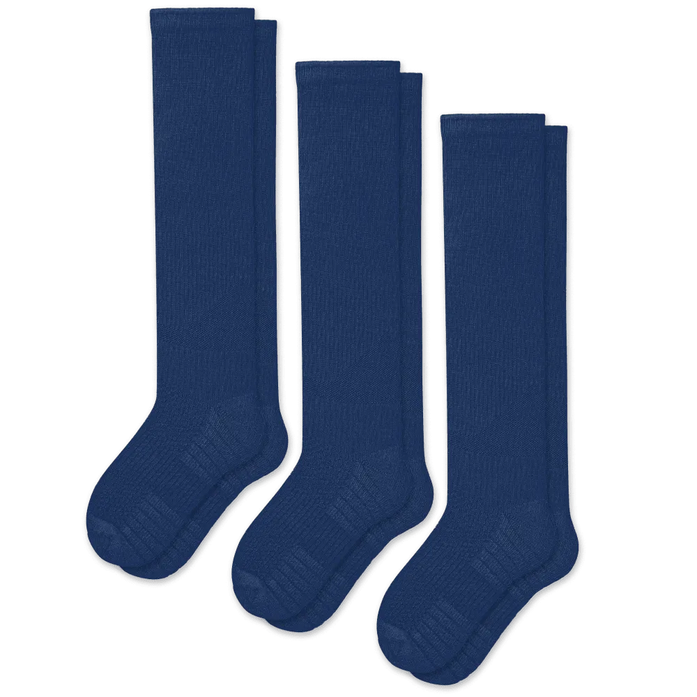 Navy Blue Compression Socks