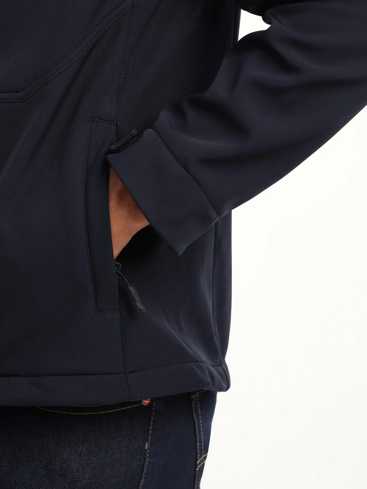 Navy DWR Technical Softshell Jacket